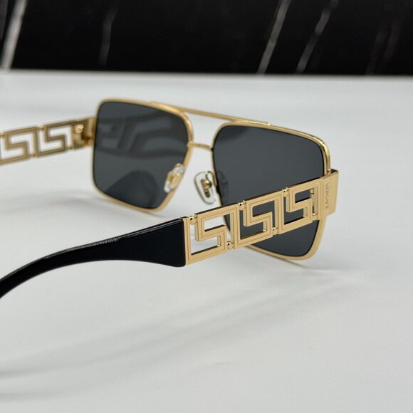 NEW VERSACE VE2290 1002/87 GOLD WOMEN SUNGLASSES MOD 2290 1002/87, VE2290 100287 main image 7